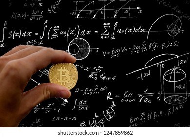 Hand Pen Writing Math Formulas Stock Photo 630145958 | Shutterstock