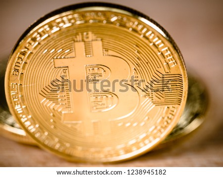 Bitcoin Crypto Currency Virtual Internet Coin Stock Photo Edit Now - 