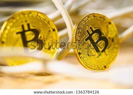 Bitcoin Crypto Currency Virtual Internet Coin Stock Photo Edi!   t Now - 