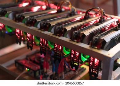 Bitcoin Mining Farm.  Graphics Card For Miner Digital