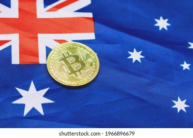 Bitcoin Is On Australia Flag 