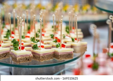 Bite Sized Snack For Wedding Party