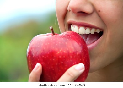 Biting An Apple