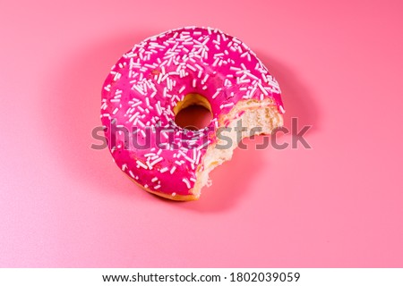 Similar – Foto Bild Angebissener Donut