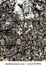 Bitumen, Mastic, Asphalt Abstract Texture Background