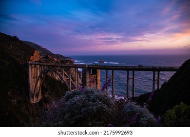 Bixby Bridge California Coast Sunset