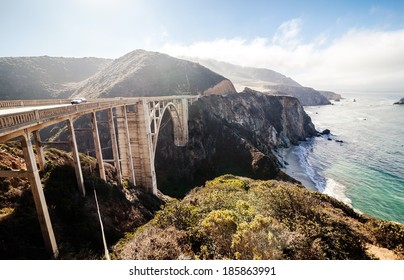 Bixby Bridge On Sunrise