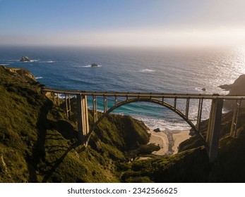 Bixby Creek Bridge, Big Sur, California USA - Powered by Shutterstock