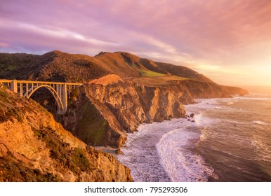 Bixby Creek Bridge in Monterey County, California - Powered by Shutterstock