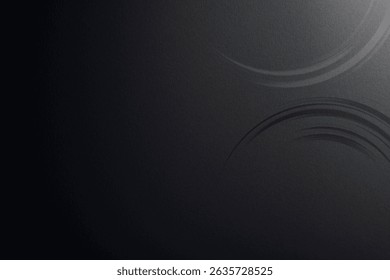 Black abstract background with circle pattern and copy space for your text.