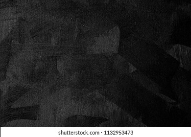 Black abstract paint and brush And textures water color  oil colour   drawing lines canvas background