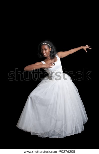 Black African American Woman Bride Wedding Stock Photo Edit Now