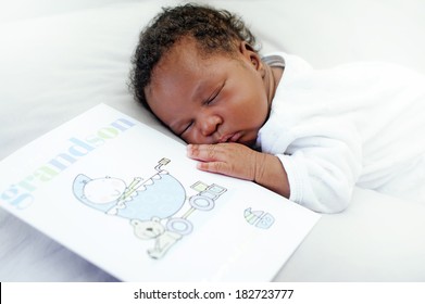 Black African Newborn Baby