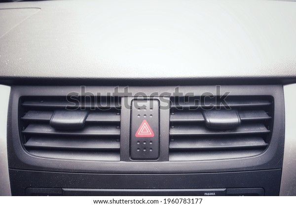 black air conditioner in\
car
