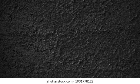 Black Anthracite Rough Rustic Plaster Facade Wall Texture Background