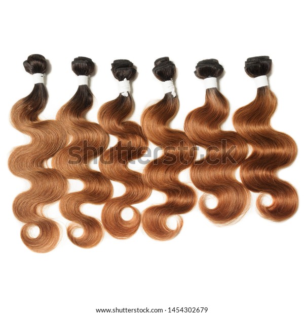 Black Auburn Two Tone Ombre Style Stock Photo Edit Now 1454302679