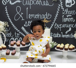 Black Baby Cake Smash