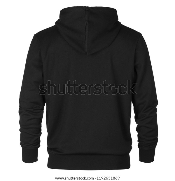 Black Back View Tracksuit On White Stock Photo 1192631869 | Shutterstock