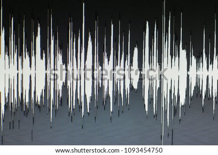 Black background audio tag