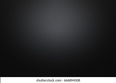 black background and gradient light for backdrop
