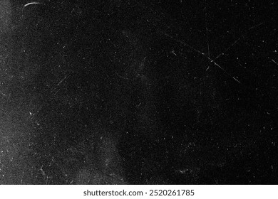 Black background, scratch texture design. Scratch black background with grain texture.