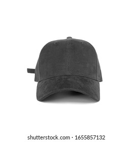 Black Baseball Cap With No Logo For Embroidery And Print Mockup