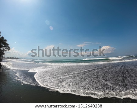 Similar – Foto Bild clouds and water reflection