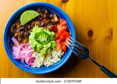 Black Bean Chili Burrito Bowl