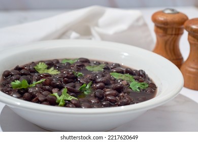 Black Bean Soup In A Bowl