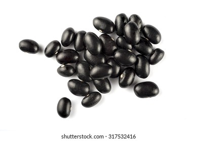 Black Beans Isolated