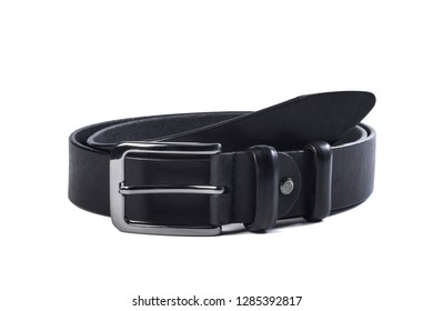 Black Belt Isolated On White Background Stock Photo 1285392817 ...