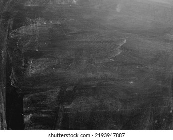 Black Blackboard Chalkboard texture.Empty blank dark dirty school board wall banner background backdrop with traces of chalk for text.School,Cafe,bakery,restaurant menu template wallpaper.Lettering. - Shutterstock ID 2193947887