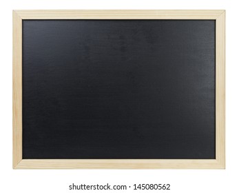 Black Blackboard Wood Frame Isolated On Stock Photo 145080562 ...