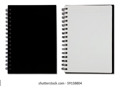 Black Blank Note Book