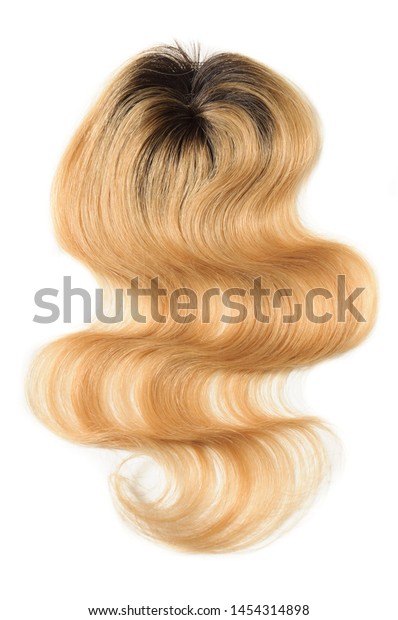 Black Blonde Two Tone Ombre Style Stock Photo Edit Now 1454314898