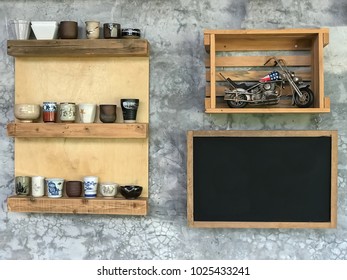 Royalty Free Chalkboard Kitchen Shelf Stock Images Photos