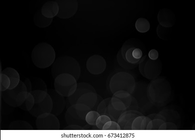 Black Bokeh, Abstract Black Bokeh Background