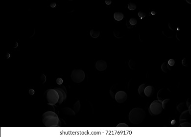 Black Bokeh, Abstract Black Bokeh Background