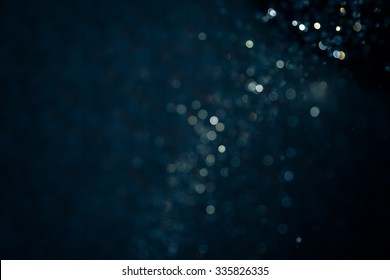 Black Bokeh Water Use For Background