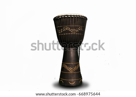 black bongo drum right
