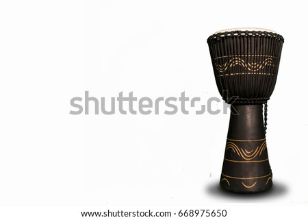 black bongo drum right