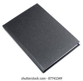 Black Book Isolated On White