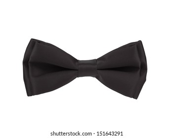 Realistic Black Bow Tie Vector Bowtie Stock Vector (Royalty Free ...