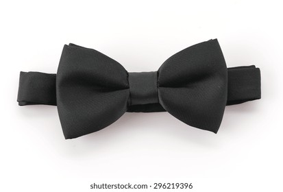 Black Bow Tie On White Background Stock Photo 296219396 | Shutterstock