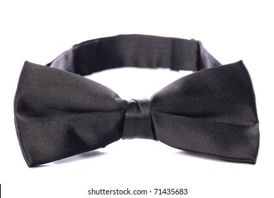 Black Bow Tie Studio Cutout