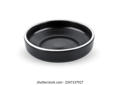 black bowl on white background. - Shutterstock ID 2247137927