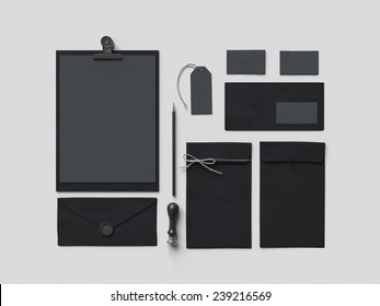 Black Branding MockUp