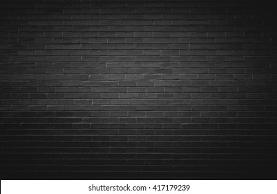 Black Brick Wall Background