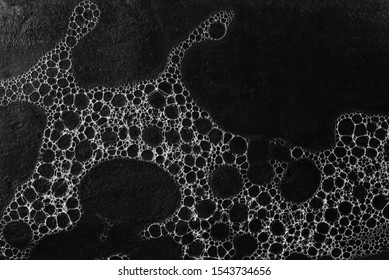 Black bubble empty space wall texture background for website, magazine , graphic design and presentations