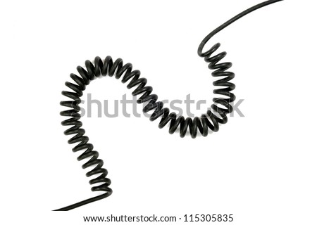 black cable spring